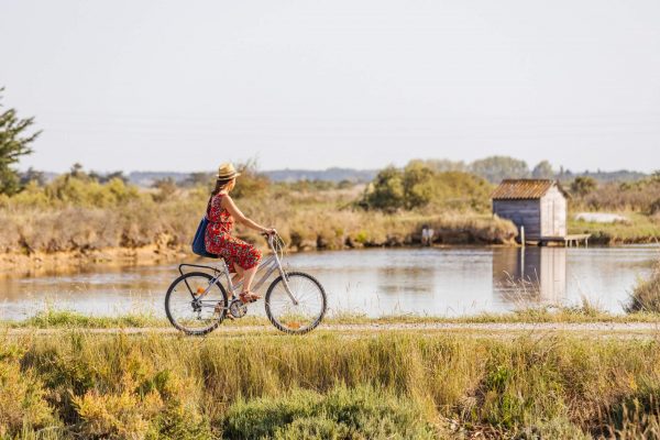 Visit the destination by bike