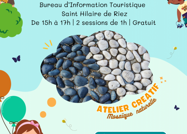 INSTANT CURIEUX – ATELIER CREATIF : MOSAÏQUE NATURELLE