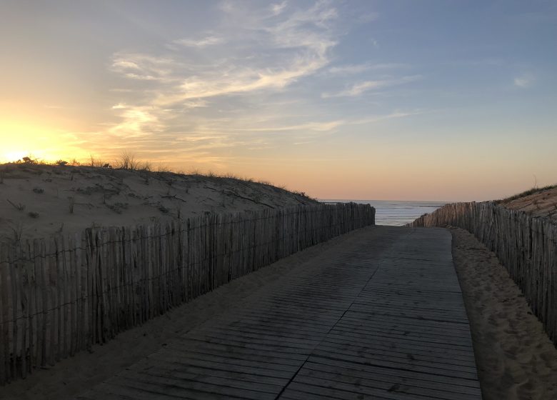 Les pieds dans le sable