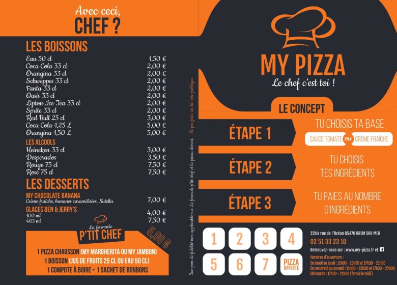 MY PIZZA, LE CHEF C’EST TOI!
