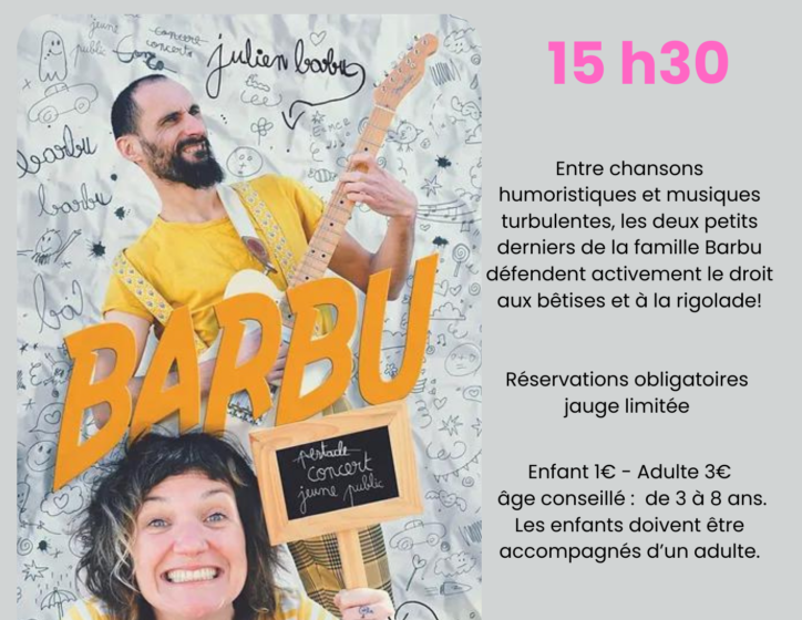 SPECTACLE JEUNE PUBLIC & FAMILIAL “BARBU”