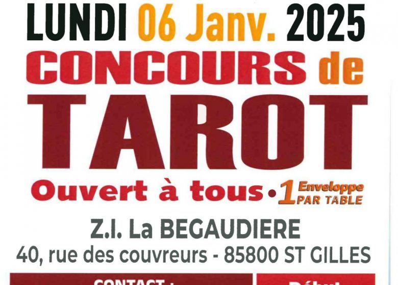 CONCOURS DE TAROT – SAINT GILLES CROIX DE VIE